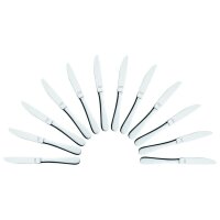 solex® Buttermesser Baguette silber, 12 St.