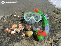 SCHILDKRÖT® Schnorchelset Junior Bermuda Gr. S/M grün, 1 St.