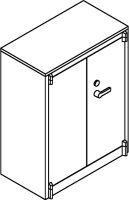 CP Sicherheitsschrank C 4000 Certos lichtgrau 93,0 x 50,0 x 122,6 cm