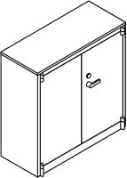 CP Sicherheitsschrank C 4000 Certos lichtgrau 120,0 x 50,0 x 122,6 cm