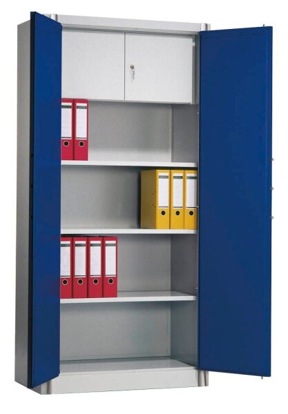 CP Sicherheitsschrank C 4000 Certos lichtgrau, enzianblau 93,0 x 50,0 x 195,0 cm