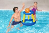Bestway® Wasser-Basketballkorb mit Ball mehrfarbig