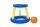 Bestway® Wasser-Basketballkorb mit Ball mehrfarbig