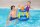 Bestway® Wasser-Basketballkorb mit Ball mehrfarbig