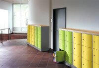 CP Schließfachschrank S 5000 Resisto anthrazit, silber 8573-372 S10744, 9 Schließfächer 115,0 x 54,0 x 125,5 cm