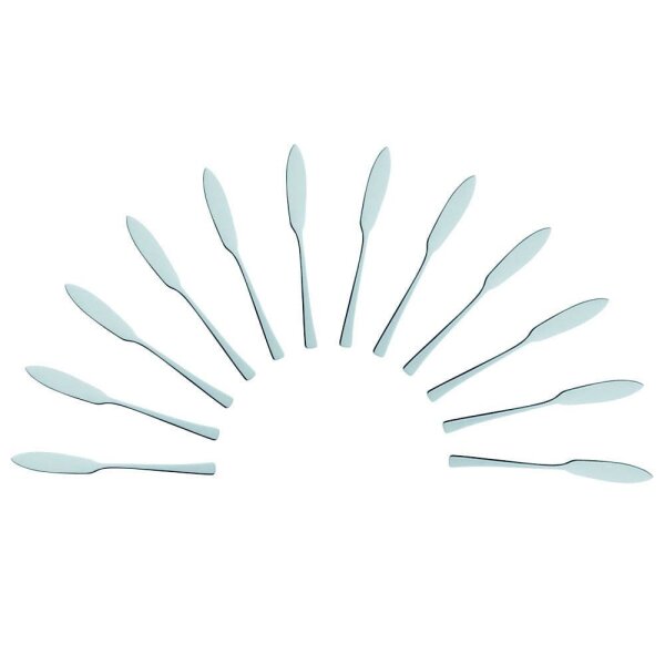solex® Fischmesser Karina silber, 12 St.