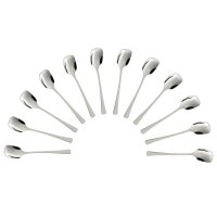 12 solex® Eislöffel Karina silber  ( 121132 )