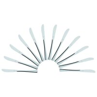 solex® Messer Karina silber, 12 St.