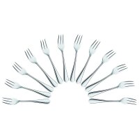 solex® Kuchengabeln Selina silber, 12 St.