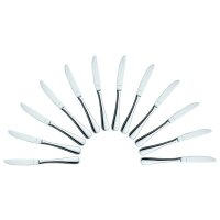 solex® Messer Selina silber, 12 St.