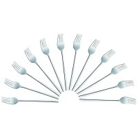solex® Gabeln Helena silber, 12 St.