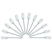 solex® Kuchengabeln Helena silber, 12 St.