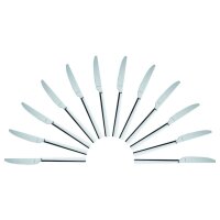 solex® Messer Helena silber, 12 St.