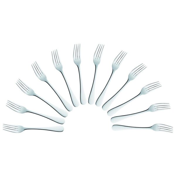 solex® Gabeln Julia silber, 12 St.