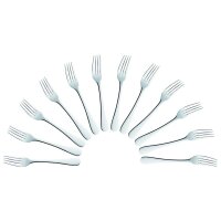 solex® Gabeln Julia silber, 12 St.