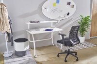 rocada Sitz- & Stehhocker Soft Seating 1828W-4-1 schwarz, weiß, 1 St.