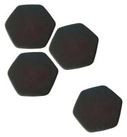 rocada Sitz- & Stehhocker Soft Seating 1828W-4-1 schwarz, weiß, 1 St.