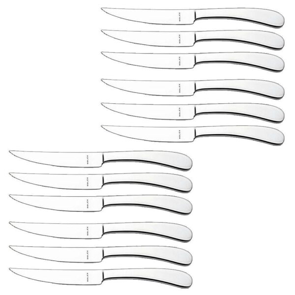 solex® Steakmesser Julia silber, 12 St.