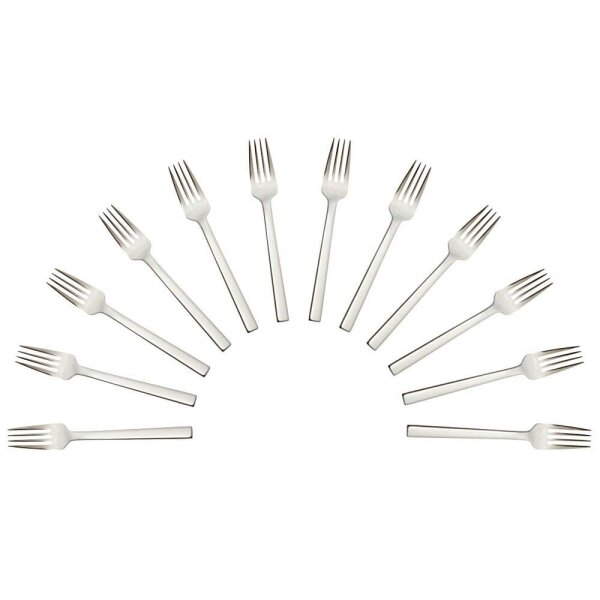solex® Dessertgabeln Maya silber, 12 St.