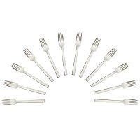 solex® Dessertgabeln Maya silber, 12 St.