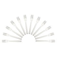 solex® Gabeln Maya silber, 12 St.