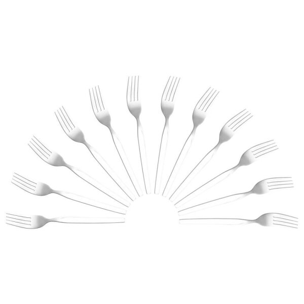 solex® Gabeln Skai silber, 12 St.