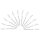 solex® Messer Skai silber, 12 St.