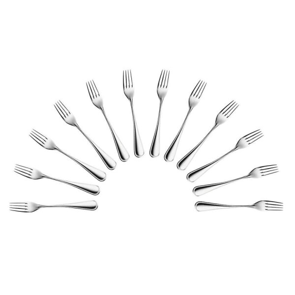 HEPP Dessertgabeln Contour silber, 12 St.