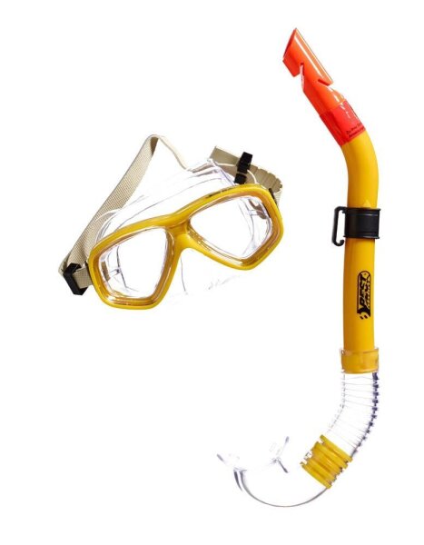 BEST®SPORTING Schnorchelset ANACONDA Jugend gelb  ( 65561 )