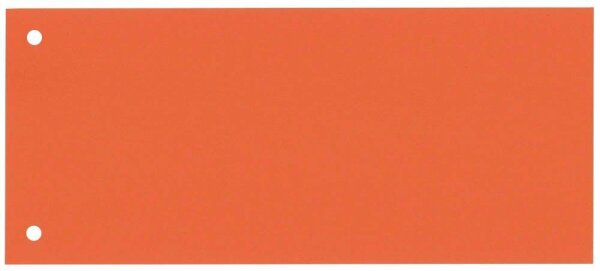 bene Trennstreifen orange, 180 g/qm Karton 24,0 x 10,5 cm, 100 St.