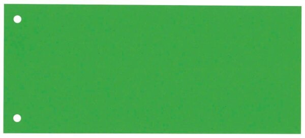 bene Trennstreifen grün, 180 g/qm Karton 24,0 x 10,5 cm, 100 St.