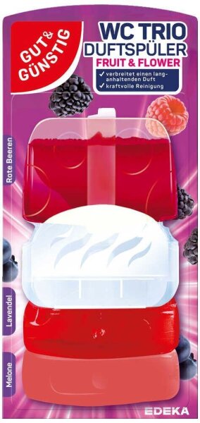 GUT&GÜNSTIG TRIO WC-Duftspüler Fruit & Flower, 3,0 St.  ( 5743846003 )
