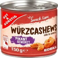 GUT&GÜNSTIG Würzcashews pikant gewürzt...