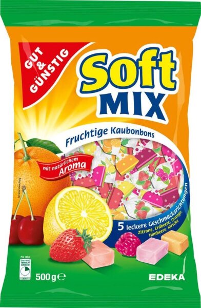 GUT&GÜNSTIG Softmix Kaubonbons 78 St./500,0 g, 1 St.