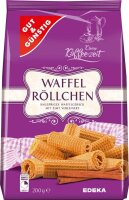 GUT&GÜNSTIG Waffelröllchen Kekse 200,0 g, 1...