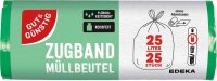 GUT&GÜNSTIG Müllbeutel 25,0 l grün, 25...