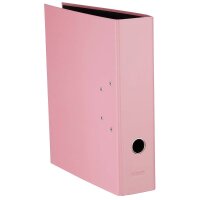 FALKEN Pastell Color Ordner Flamingo Pink Karton 8,0 cm DIN A4, 1 St.
