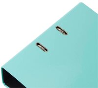 FALKEN Pastell Color Ordner Minz Grün Karton 8,0 cm...