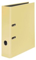 FALKEN Pastell Color Ordner Vanille Gelb Karton 8,0 cm...