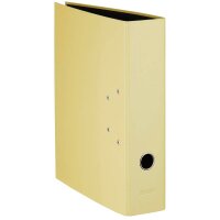 FALKEN Pastell Color Ordner Vanille Gelb Karton 8,0 cm DIN A4, 1 St.