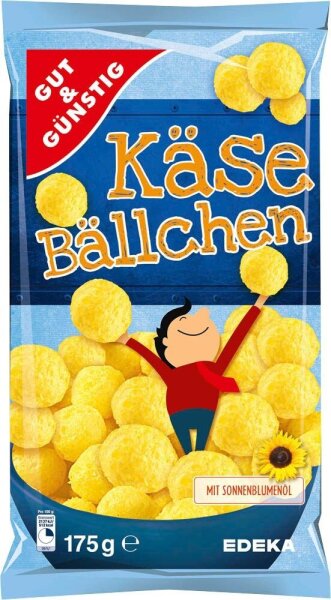 GUT&GÜNSTIG Käsebällchen Chips 175,0 g, 1 St.