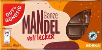 GUT&GÜNSTIG Ganze Mandel Schokolade 100,0 g  (...