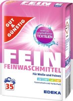 GUT&GÜNSTIG FEIN Waschmittel Pulver, 1,75 kg