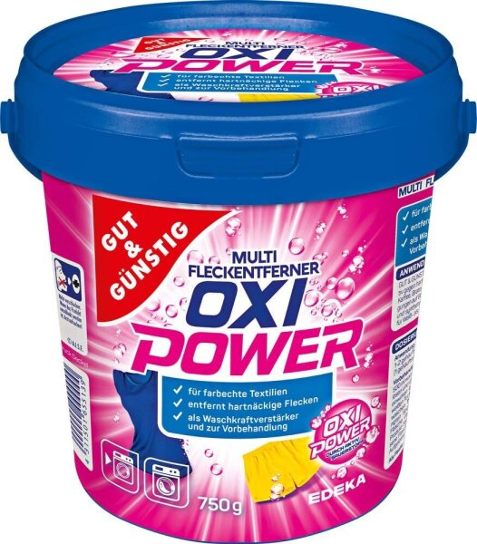 GUT&GÜNSTIG Oxi Power Fleckenentferner Pulver, 750 g
