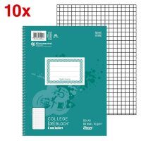 Ursus® Collegeblöcke Kleinformat kariert DIN A5...