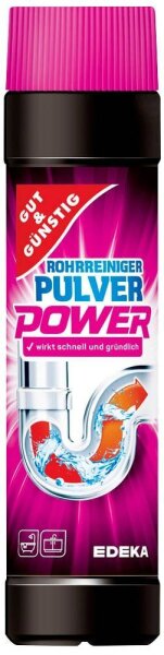 GUT&GÜNSTIG PULVER POWER Rohrreiniger 600 g, 1 St.