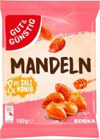 GUT&GÜNSTIG Mandeln salz & honig  150,0 g, 1...