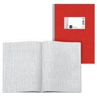 Ursus® Geschäftsbuch DIN A4 kariert, rot...