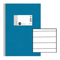 Ursus® Geschäftsbuch DIN A4 liniert, blau...