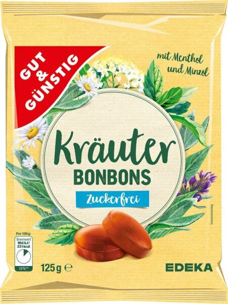 GUT&GÜNSTIG Bonbons 40 St./125,0 g, 1 St.